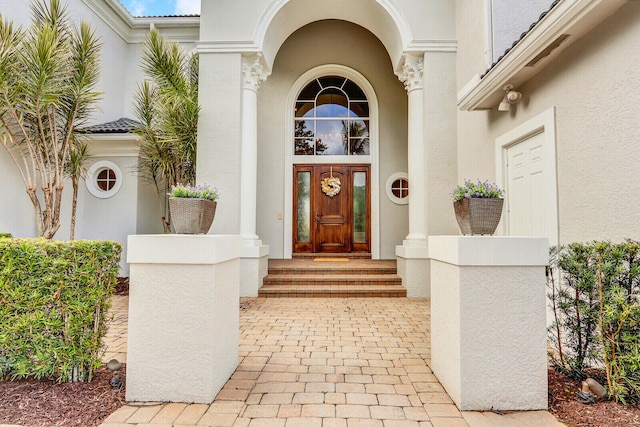 view of entrance to property