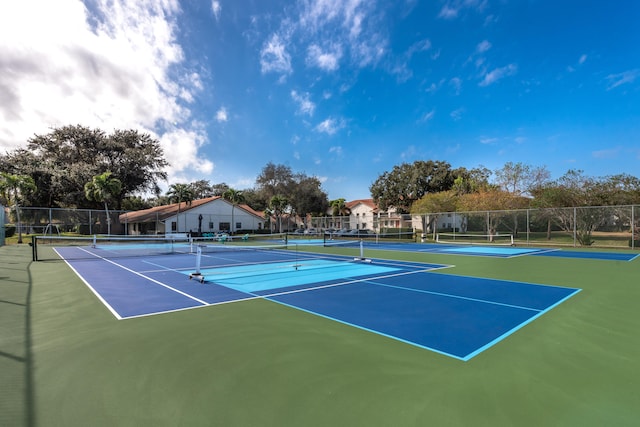 view of sport court