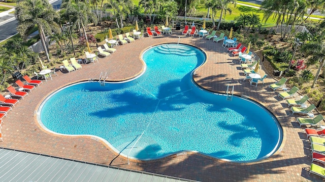 view of pool