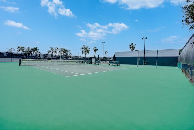 view of sport court