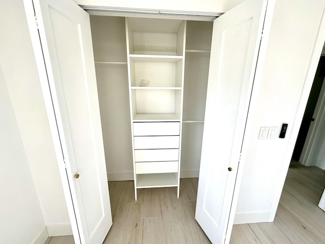 view of closet