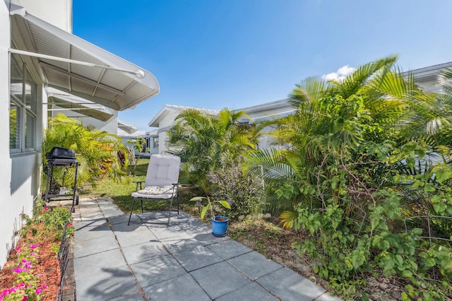 view of patio / terrace featuring area for grilling