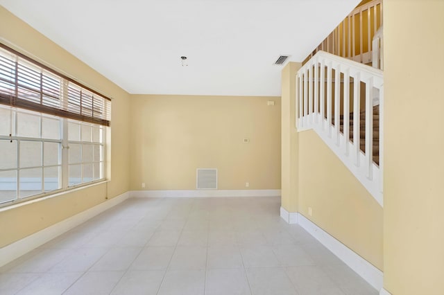 view of tiled empty room