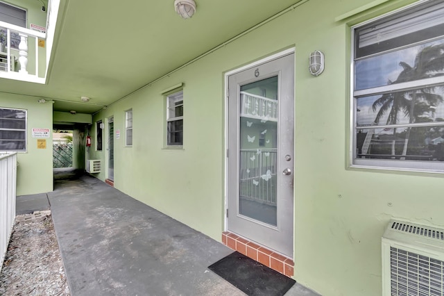 entrance to property with heating unit