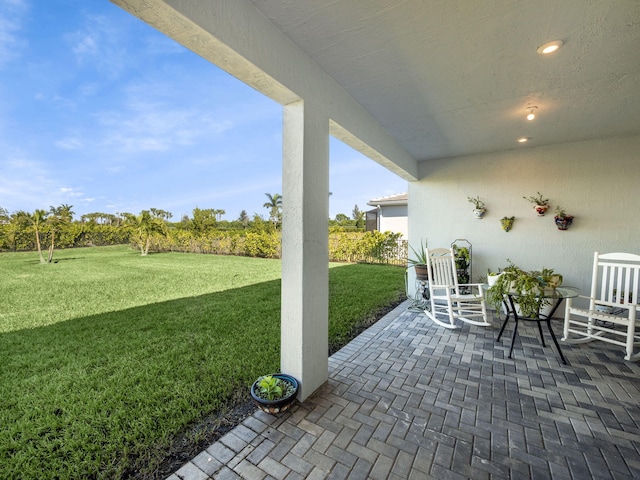 view of patio