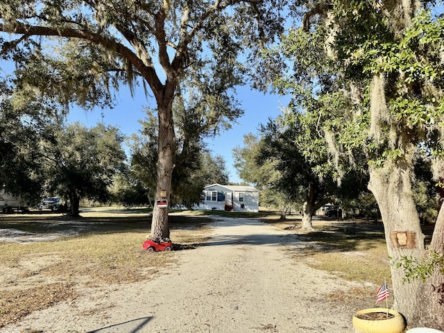 view of road