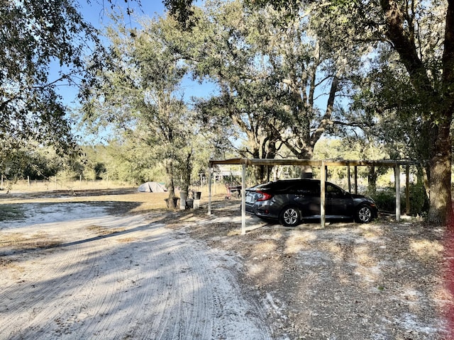 view of road