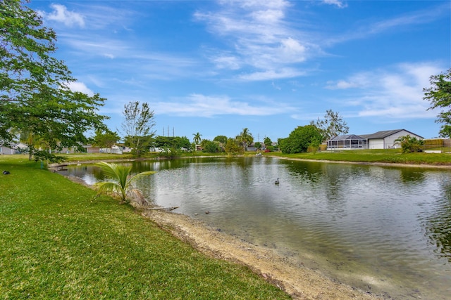 property view of water