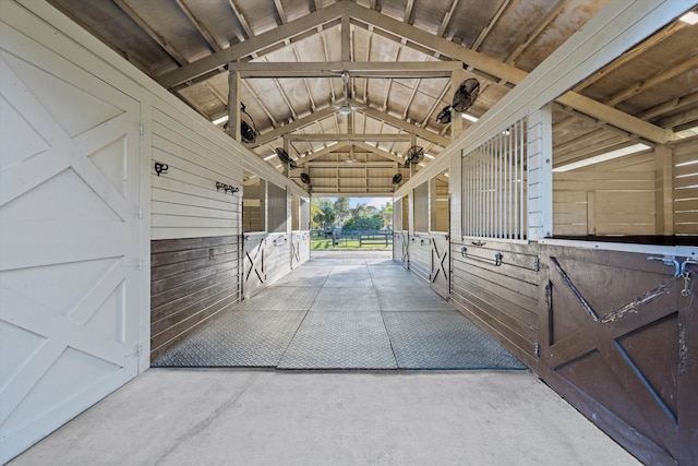 view of stable