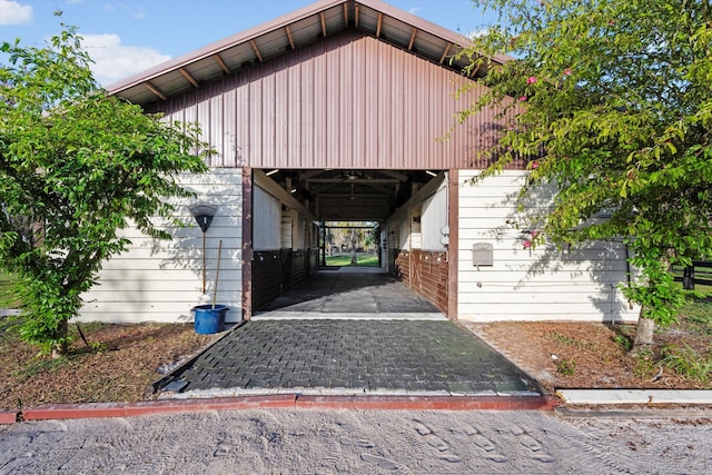 view of entrance to property