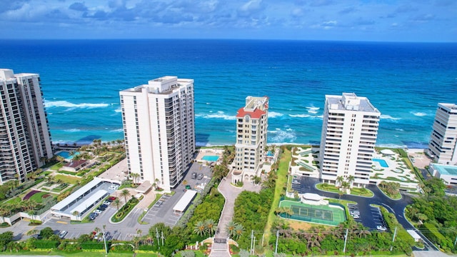 5310 N Ocean Dr Unit Ph-1201, Singer Island, FL 33404 - aerial view featuring a water view