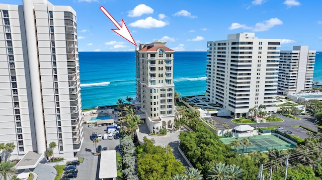 5310 N Ocean Dr Unit Ph-1201, Singer Island, FL 33404 - exterior space featuring a view of city and a water view