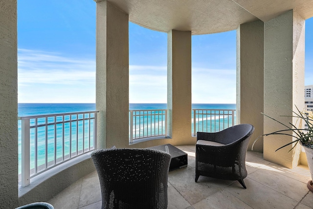 5310 N Ocean Dr Unit Ph-1201, Singer Island, FL 33404 - balcony featuring a water view