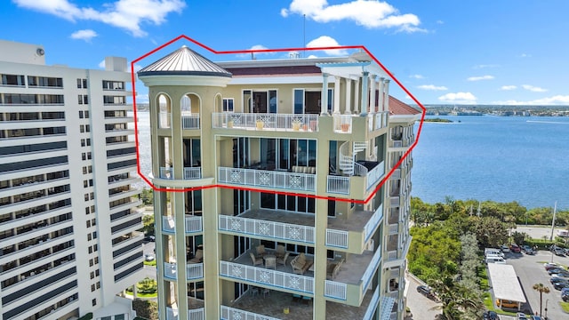 5310 N Ocean Dr Unit Ph-1201, Singer Island, FL 33404 - view of property featuring a water view