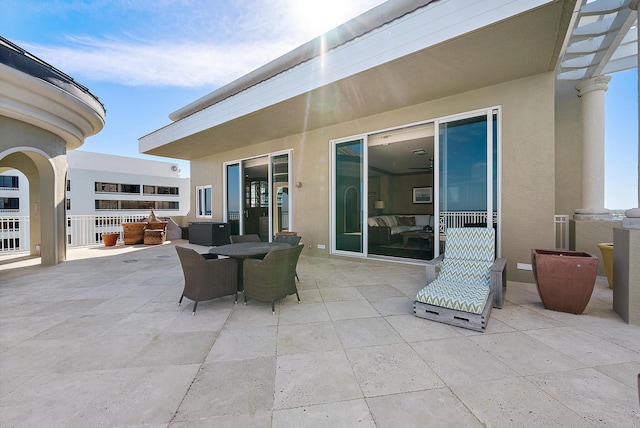 5310 N Ocean Dr Unit Ph-1201, Singer Island, FL 33404 - view of patio / terrace with outdoor dining area