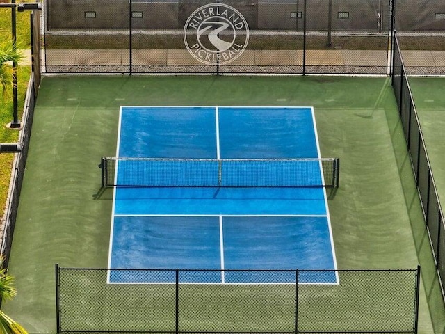 view of sport court