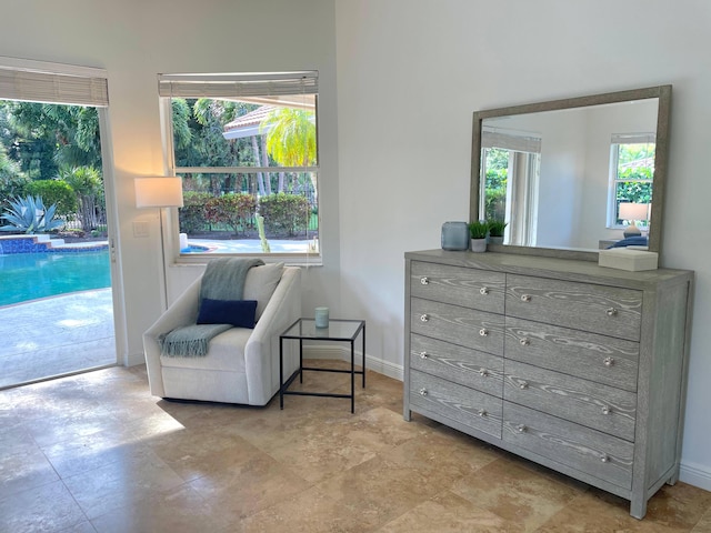 1627 Mayacoo Lakes Blvd, West Palm Beach, FL 33411 - sitting room with baseboards