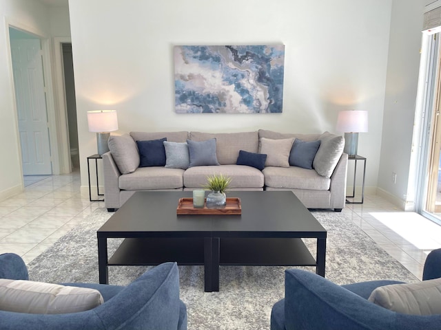 1627 Mayacoo Lakes Blvd, West Palm Beach, FL 33411 - living area with baseboards