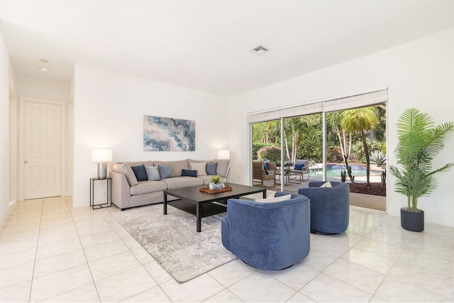 1627 Mayacoo Lakes Blvd, West Palm Beach, FL 33411 - living area with light tile patterned flooring