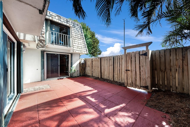 view of patio