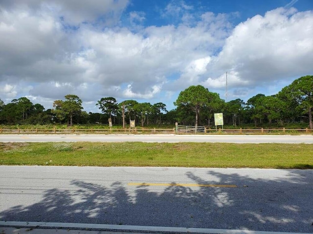 view of road