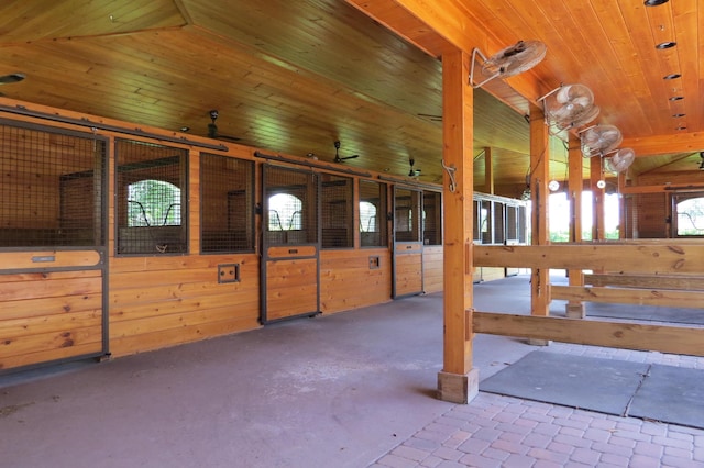 view of stable