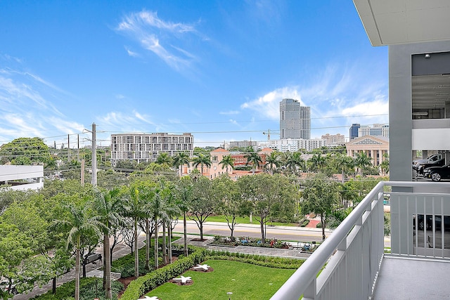 300 S Australian Ave Unit 520, West Palm Beach, FL 33401 - balcony featuring a city view