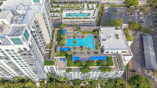 300 S Australian Ave Unit 520, West Palm Beach, FL 33401 - aerial view of a pool