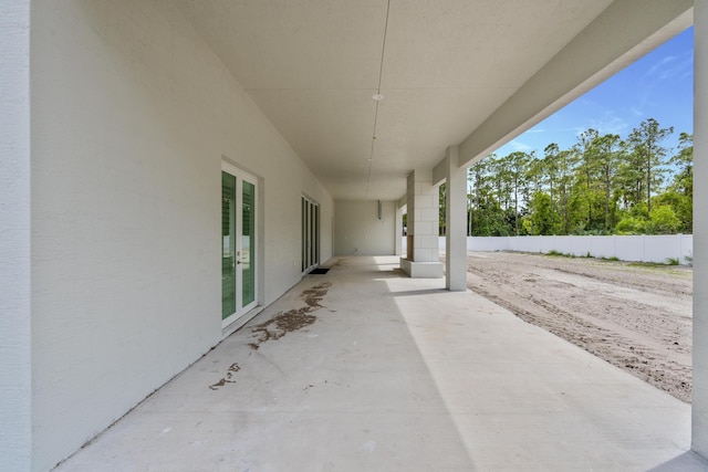 view of patio / terrace with french doors