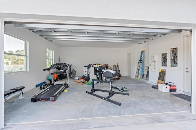 view of workout room