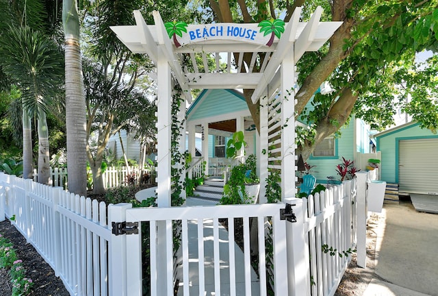 exterior space featuring covered porch