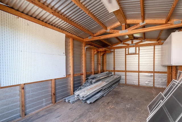 view of storage room