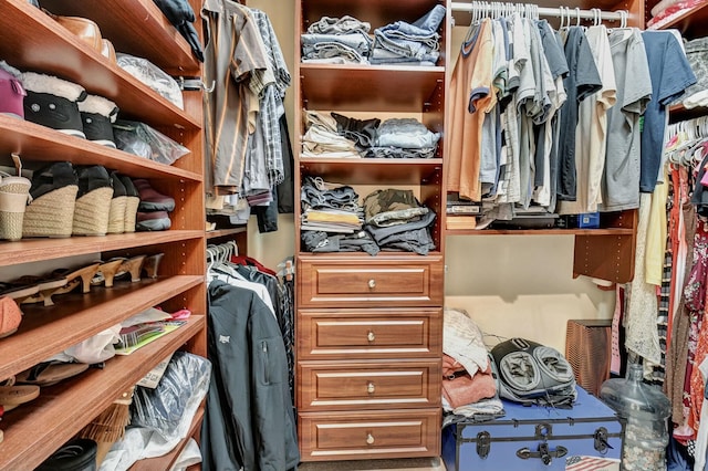 view of spacious closet