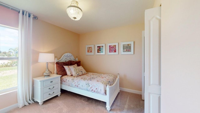 bedroom featuring carpet floors