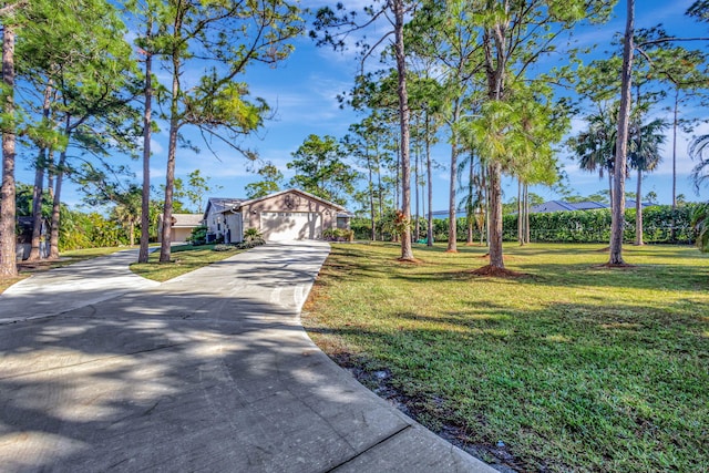 exterior space featuring a yard