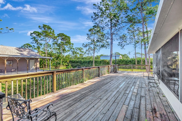 view of deck