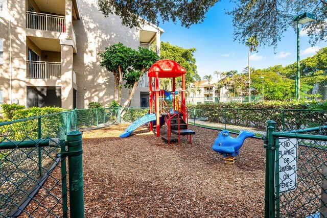 surrounding community with a playground