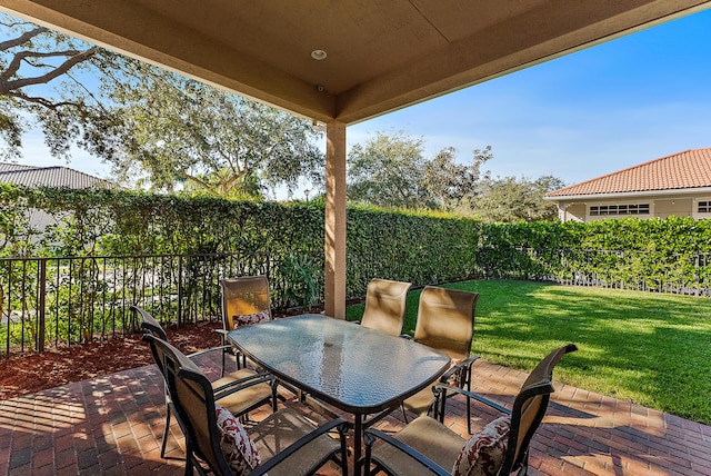 view of patio / terrace