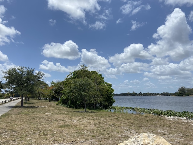 property view of water