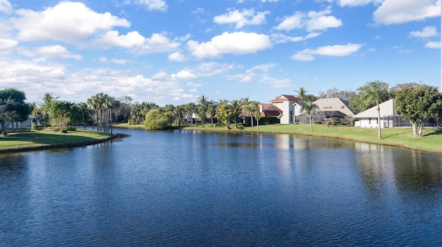 view of water feature