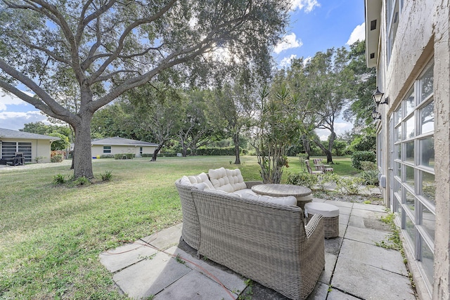 view of patio / terrace with central AC