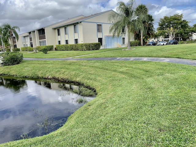 view of property featuring a water view