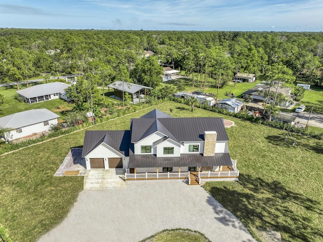 13613 157th Ct N, Jupiter, FL 33478 - view from above of property featuring a forest