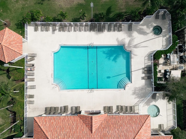 view of pool