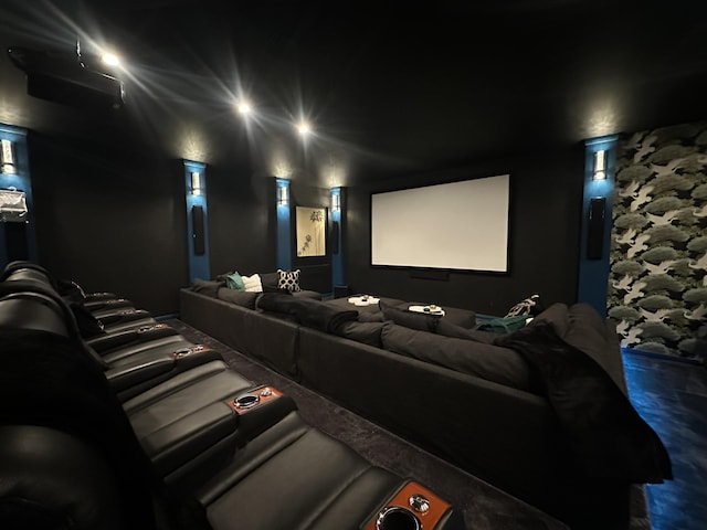 view of home theater room