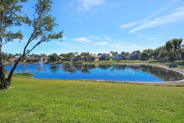 view of water feature