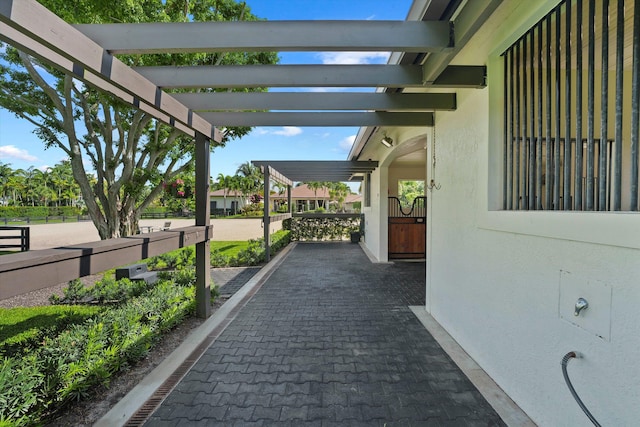 view of patio