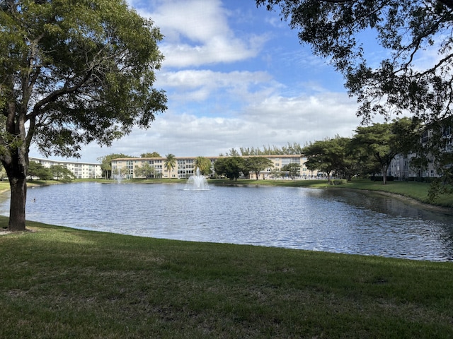 view of water feature