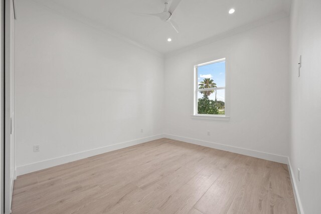 unfurnished bedroom featuring light hardwood / wood-style floors