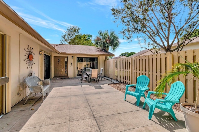 view of patio